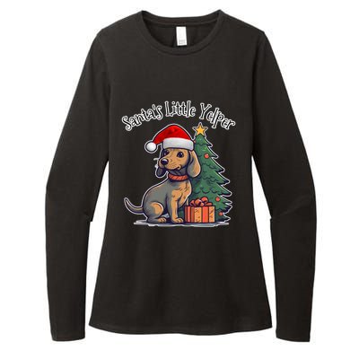 Dachshund Doxie SantaS Little Yelper Christmas Funny Gift Womens CVC Long Sleeve Shirt