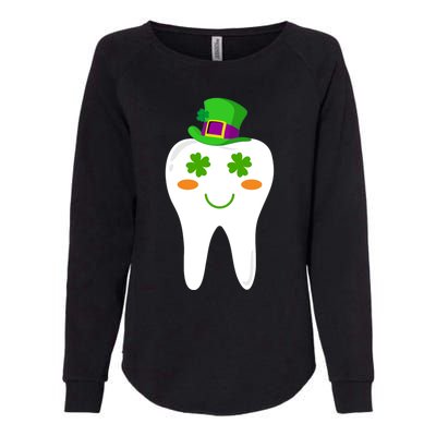 Dentist Dental Student Cute Tooth Hat Saint Patrick's Day Great Gift Womens California Wash Sweatshirt