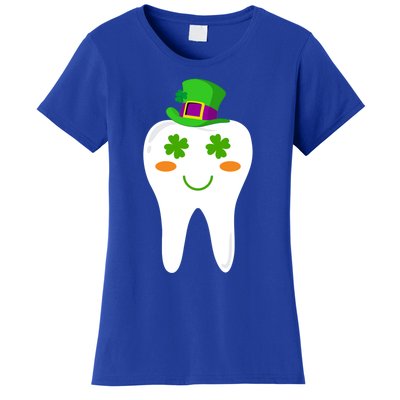 Dentist Dental Student Cute Tooth Hat Saint Patrick's Day Great Gift Women's T-Shirt