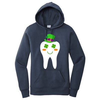 Dentist Dental Student Cute Tooth Hat Saint Patrick's Day Great Gift Women's Pullover Hoodie