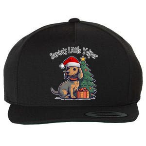 Dachshund Doxie SantaS Little Yelper Christmas Great Gift Wool Snapback Cap