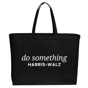 Dnc Do Something Kamala Harris Walz 2024 President Campaign Cotton Canvas Jumbo Tote