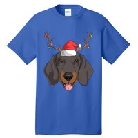 Dachshund Dog Santa Claus Christmas Xmas Reindeer Doxie Gift Tall T-Shirt