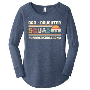 Dad Daughter Squad Unbreakable Bond FatherS Day Gift Great Gift Women's Perfect Tri Tunic Long Sleeve Shirt