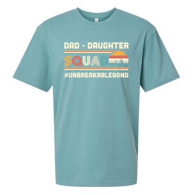 Dad Daughter Squad Unbreakable Bond FatherS Day Gift Great Gift Sueded Cloud Jersey T-Shirt