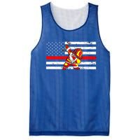 Distressed Dabbing Santa Meaningful Gift Thin Red Line Firefighter Cool Gift Mesh Reversible Basketball Jersey Tank