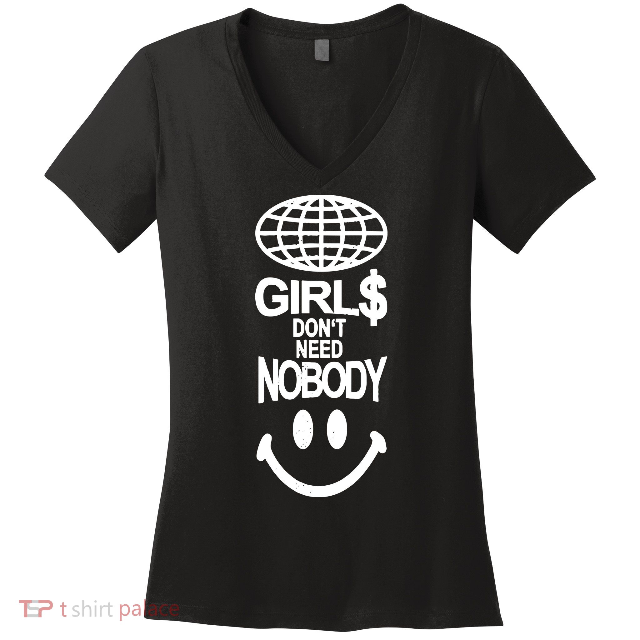 Dom Dolla Store Girl$ Girl$ Girl$ Women's V-Neck T-Shirt