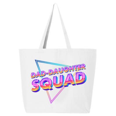 Dad Daughter Squad Fathers Day Matching Gift 25L Jumbo Tote