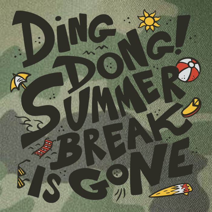 Ding Dong Summer Break Is Gone Legacy Tie Dye Trucker Hat