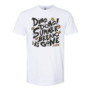 Ding Dong Summer Break Is Gone Softstyle CVC T-Shirt