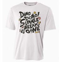 Ding Dong Summer Break Is Gone Cooling Performance Crew T-Shirt