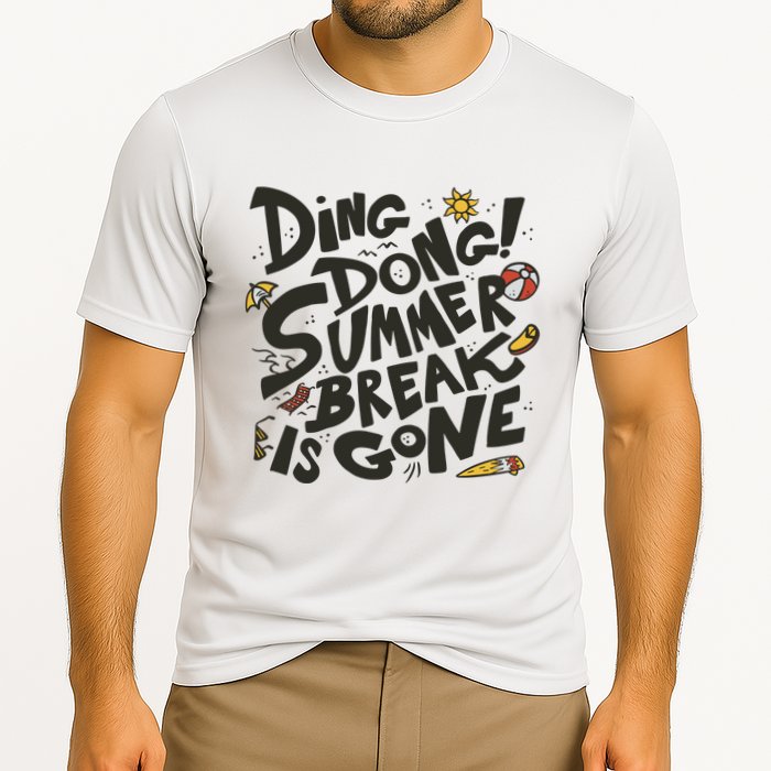 Ding Dong Summer Break Is Gone Performance Shirt
