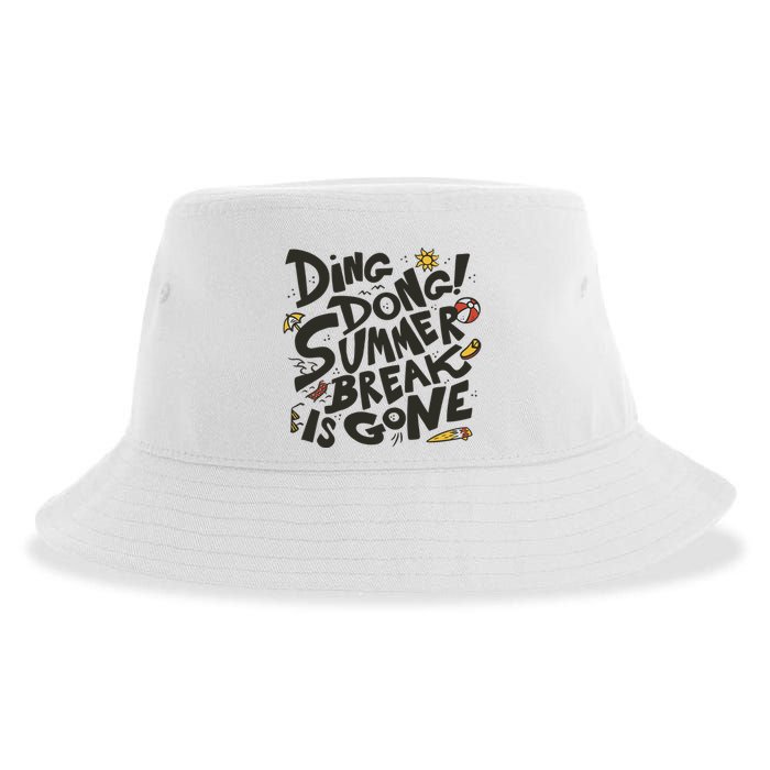Ding Dong Summer Break Is Gone Sustainable Bucket Hat