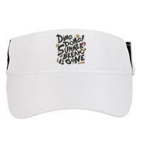 Ding Dong Summer Break Is Gone Adult Drive Performance Visor