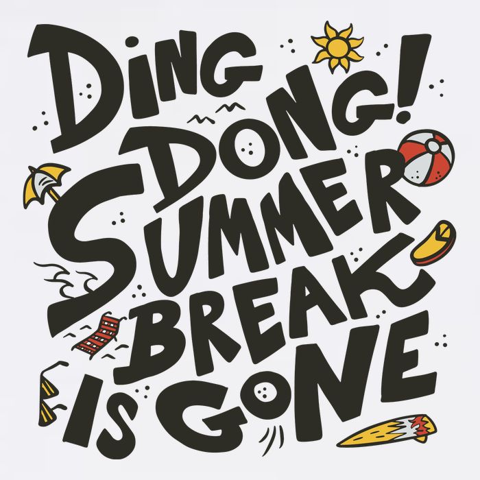 Ding Dong Summer Break Is Gone Premium T-Shirt