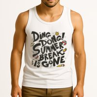 Ding Dong Summer Break Is Gone Tank Top