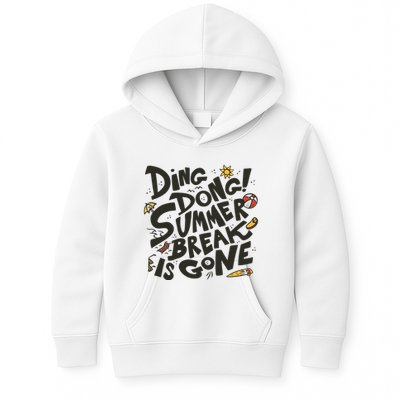 Ding Dong Summer Break Is Gone Kids Hoodie