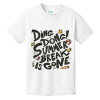 Ding Dong Summer Break Is Gone Kids T-Shirt