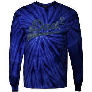 Dad2 Dad Squared Gifts Father Of Two Daddy 2 Second Time Dad Tie-Dye Long Sleeve Shirt