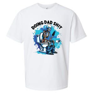 Doing Dad Shit Funny Dad FatherS Day Sueded Cloud Jersey T-Shirt