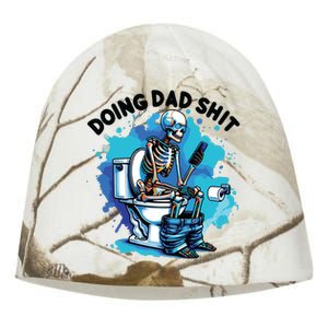 Doing Dad Shit Funny Dad FatherS Day Kati - Camo Knit Beanie