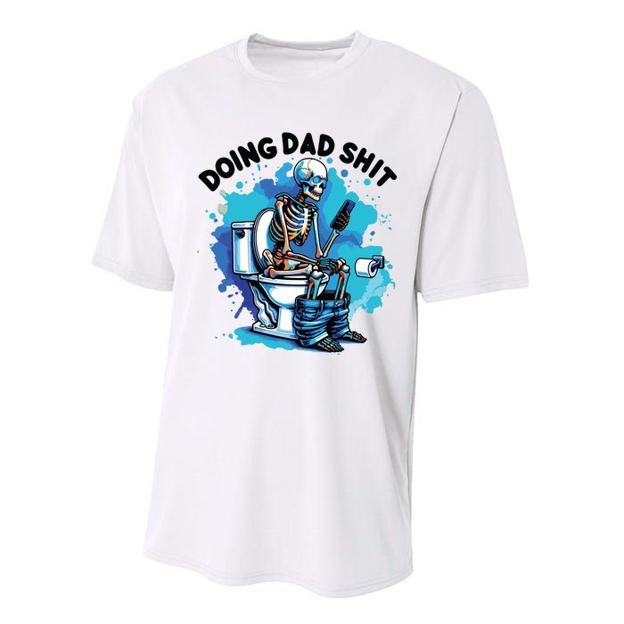 Doing Dad Shit Funny Dad FatherS Day Performance Sprint T-Shirt