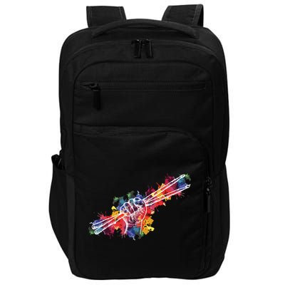Drummer Drum Set Drumsticks Impact Tech Backpack