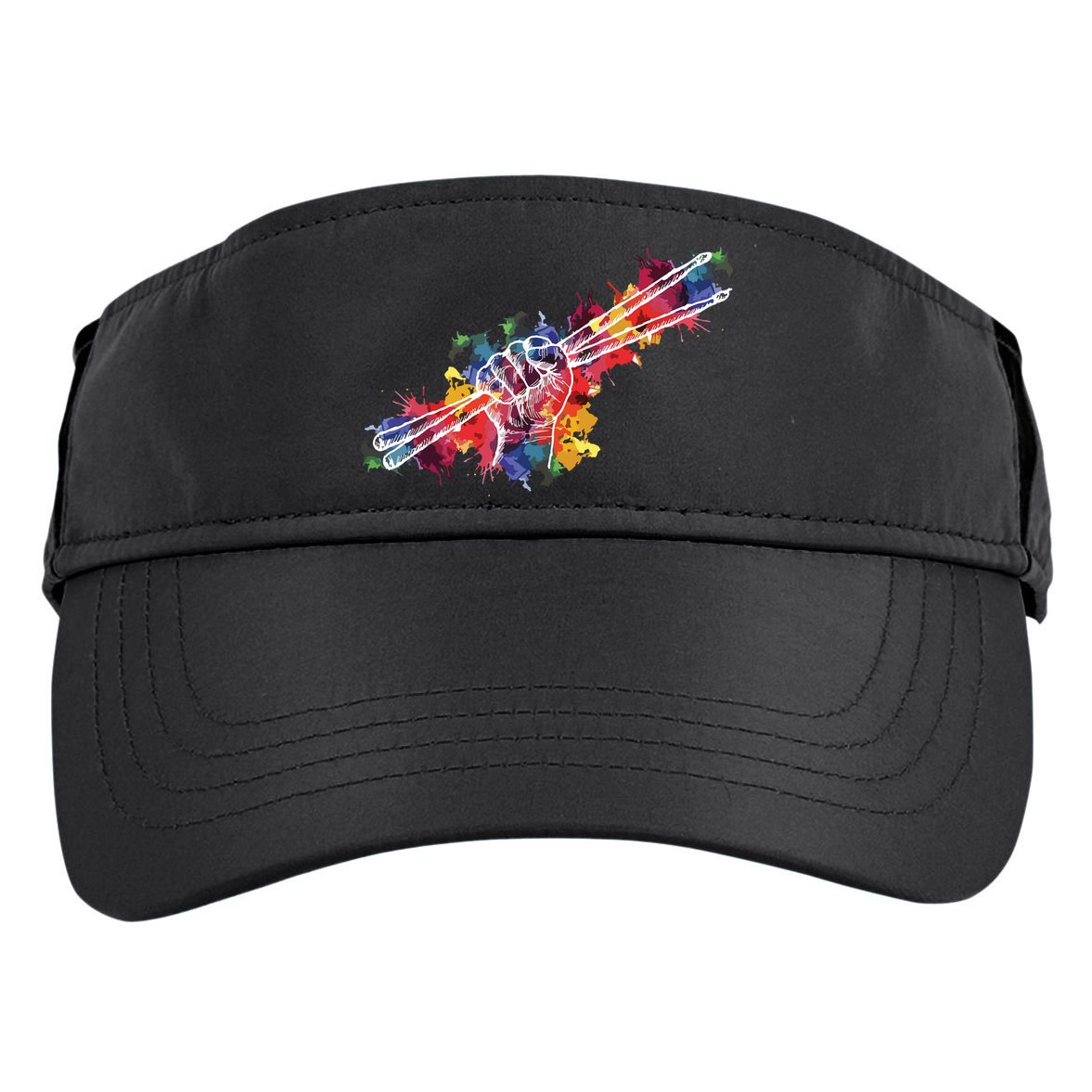 Drummer Drum Set Drumsticks Adult Drive Performance Visor