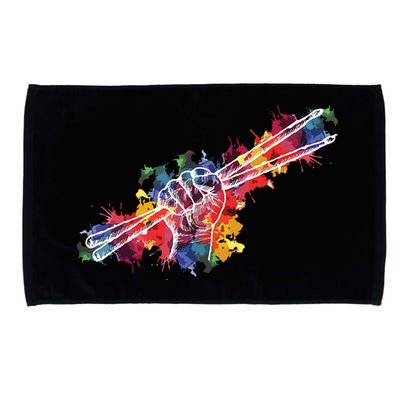 Drummer Drum Set Drumsticks Microfiber Hand Towel