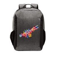 Drummer Drum Set Drumsticks Vector Backpack