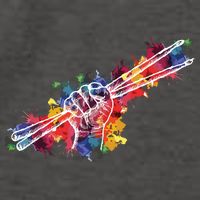 Drummer Drum Set Drumsticks Vector Backpack