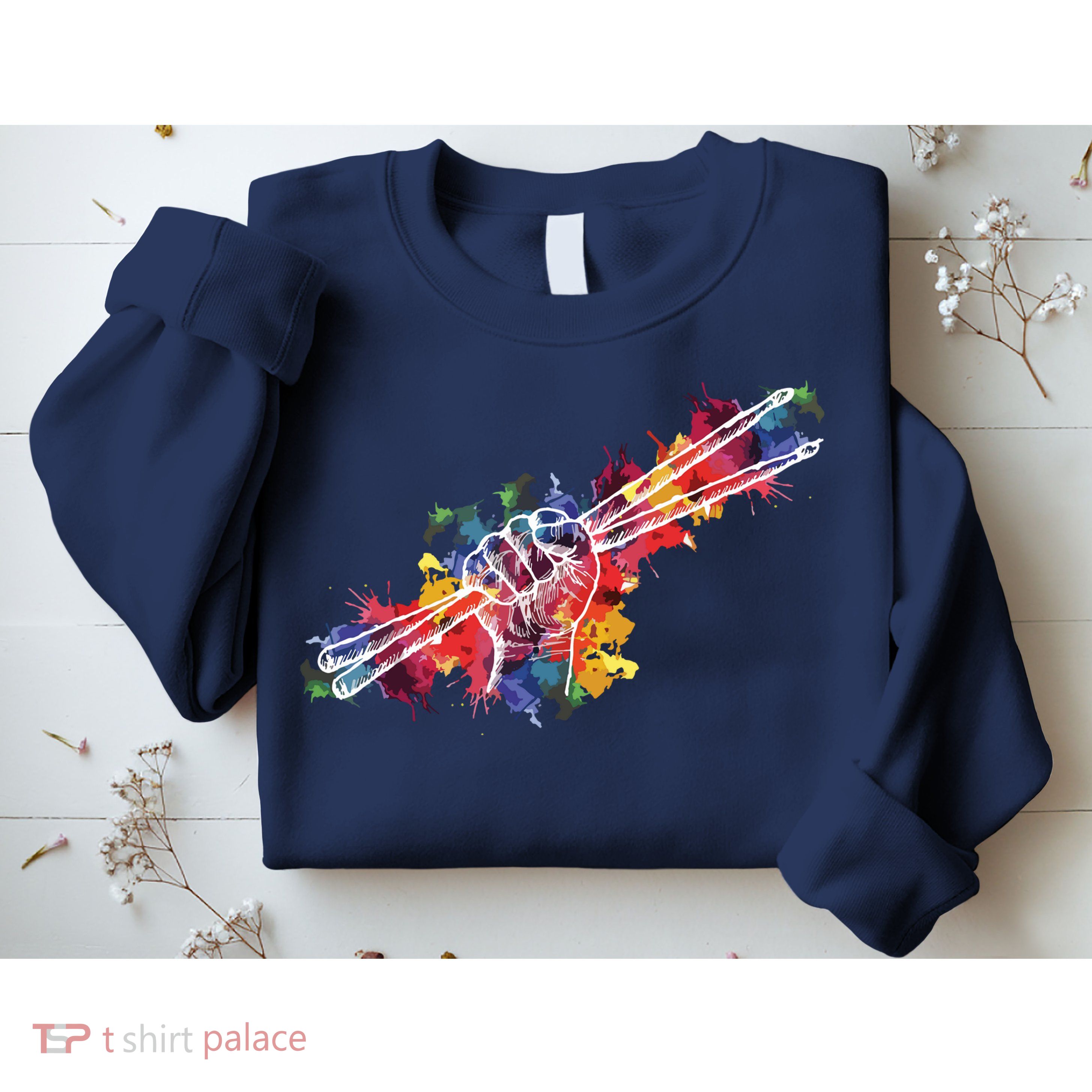 Drummer Drum Set Drumsticks Sweatshirt