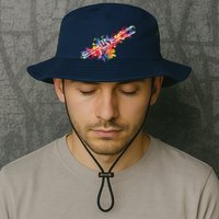 Drummer Drum Set Drumsticks Bucket Hat
