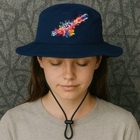 Drummer Drum Set Drumsticks Bucket Hat