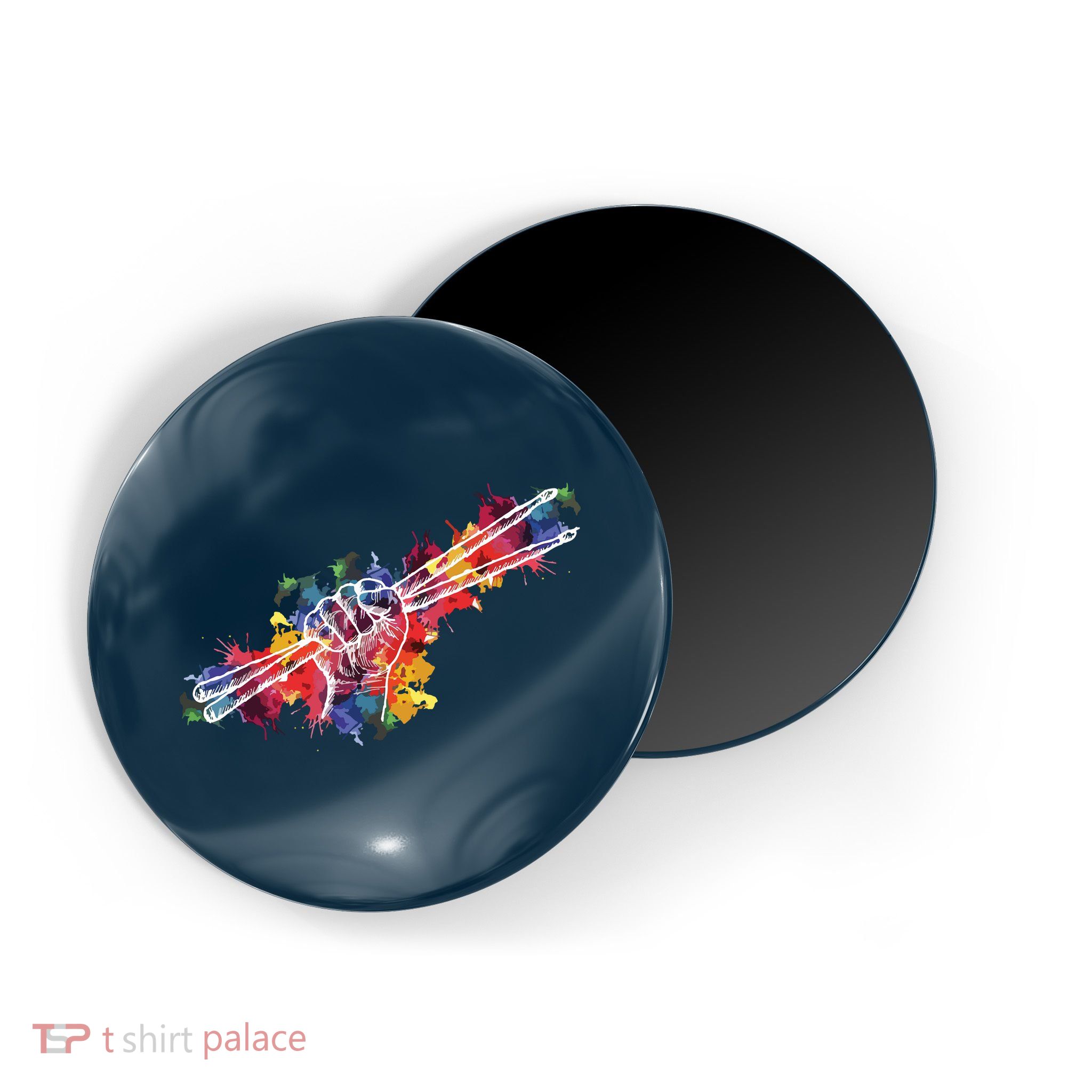 Drummer Drum Set Drumsticks Magnet
