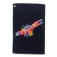 Drummer Drum Set Drumsticks Golf Towel