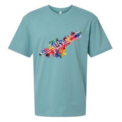 Drummer Drum Set Drumsticks Sueded Cloud Jersey T-Shirt