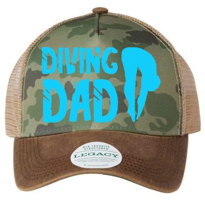 Diving Dad Springboard Swimming Platform Diver Legacy Tie Dye Trucker Hat