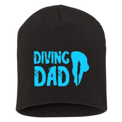 Diving Dad Springboard Swimming Platform Diver Short Acrylic Beanie