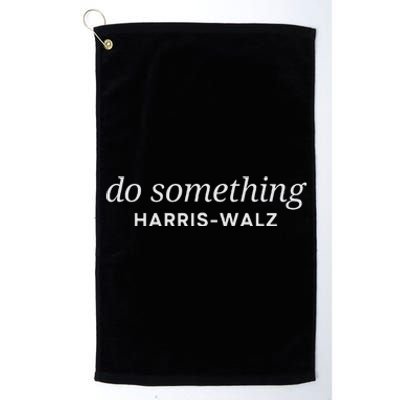 Dnc Do Something Kamala Harris Walz 2024 President Campaign Platinum Collection Golf Towel