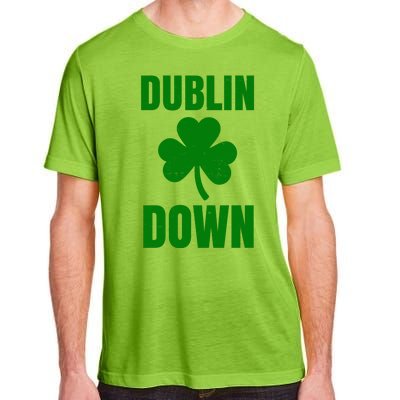 Dublin Down St Patricks Day Clover Adult ChromaSoft Performance T-Shirt