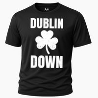 Dublin Down St Patricks Day Clover Cooling Performance Crew T-Shirt