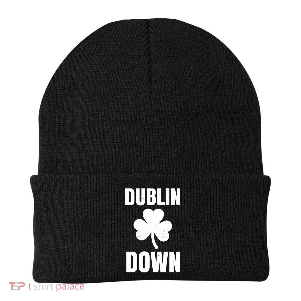 Dublin Down St Patricks Day Clover Beanie