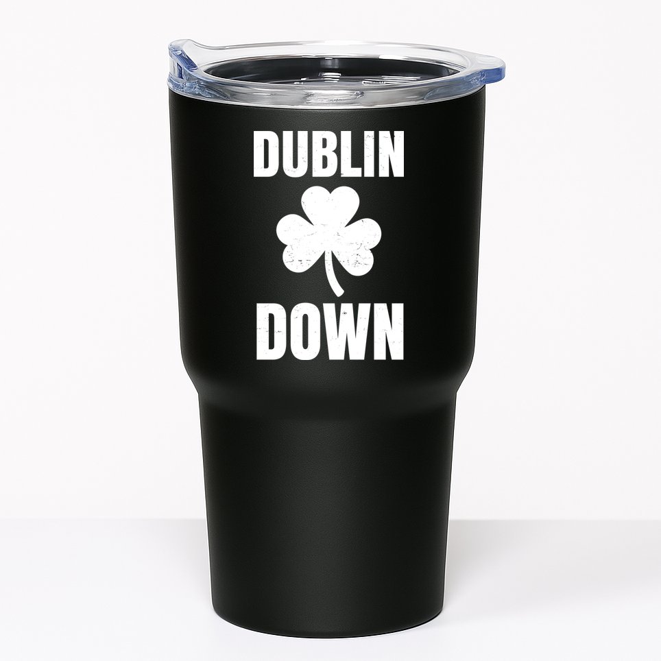 Dublin Down St Patricks Day Clover Tumbler