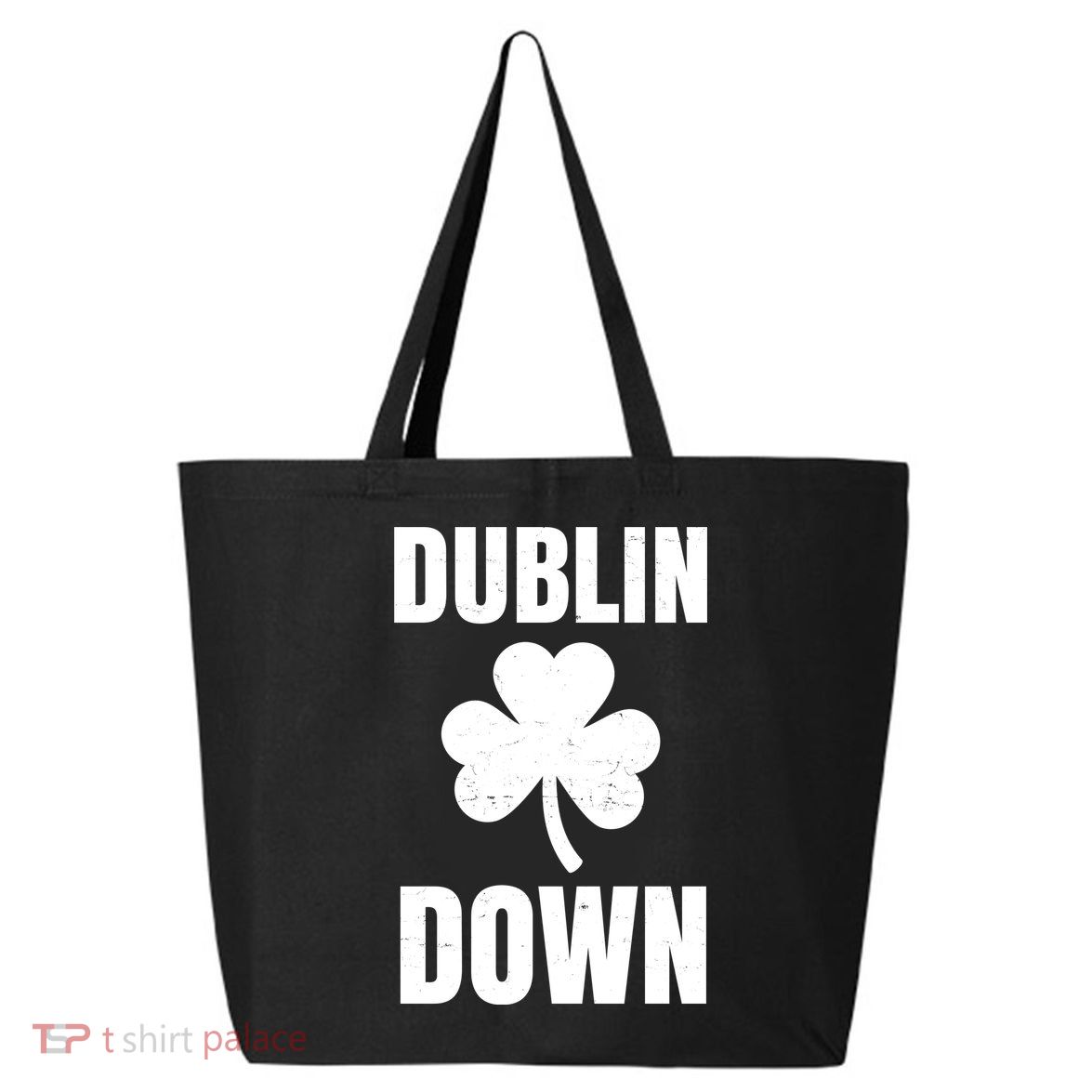 Dublin Down St Patricks Day Clover 25L Jumbo Tote