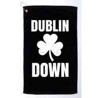 Dublin Down St Patricks Day Clover Golf Towel