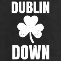 Dublin Down St Patricks Day Clover Golf Towel