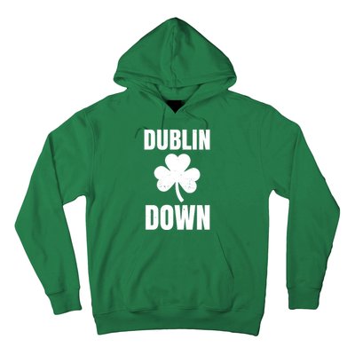 Dublin Down St Patricks Day Clover Hoodie