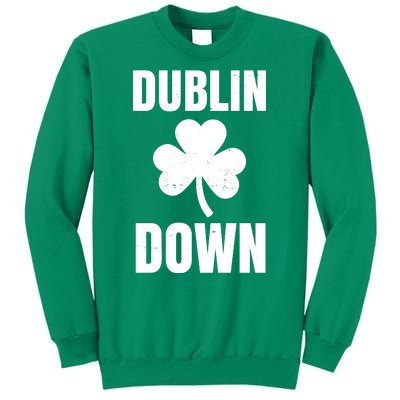 Dublin Down St Patricks Day Clover Sweatshirt