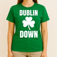 Dublin Down St Patricks Day Clover T-Shirt